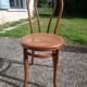 Bistro chairs stamped Thonet, caned, 1930s, No. 18