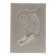 Plaster bas-relief of an acanthus leaf.