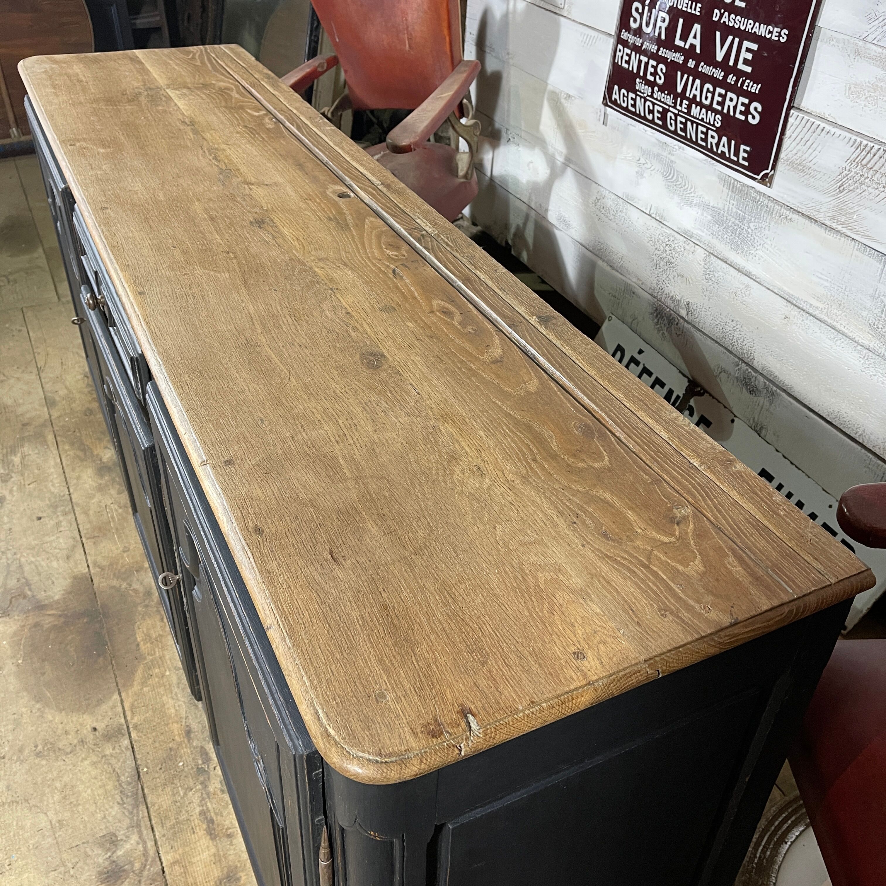 Louis XV oak sideboard