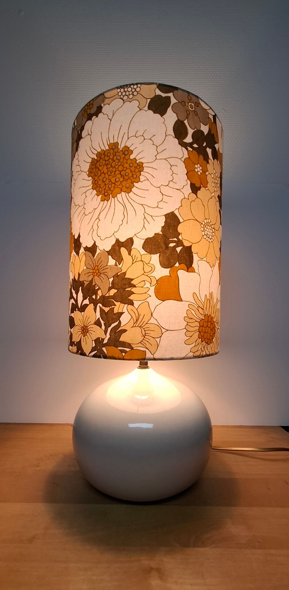 Lampe céramique vintage