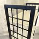 Vintage shelf in black and white wood