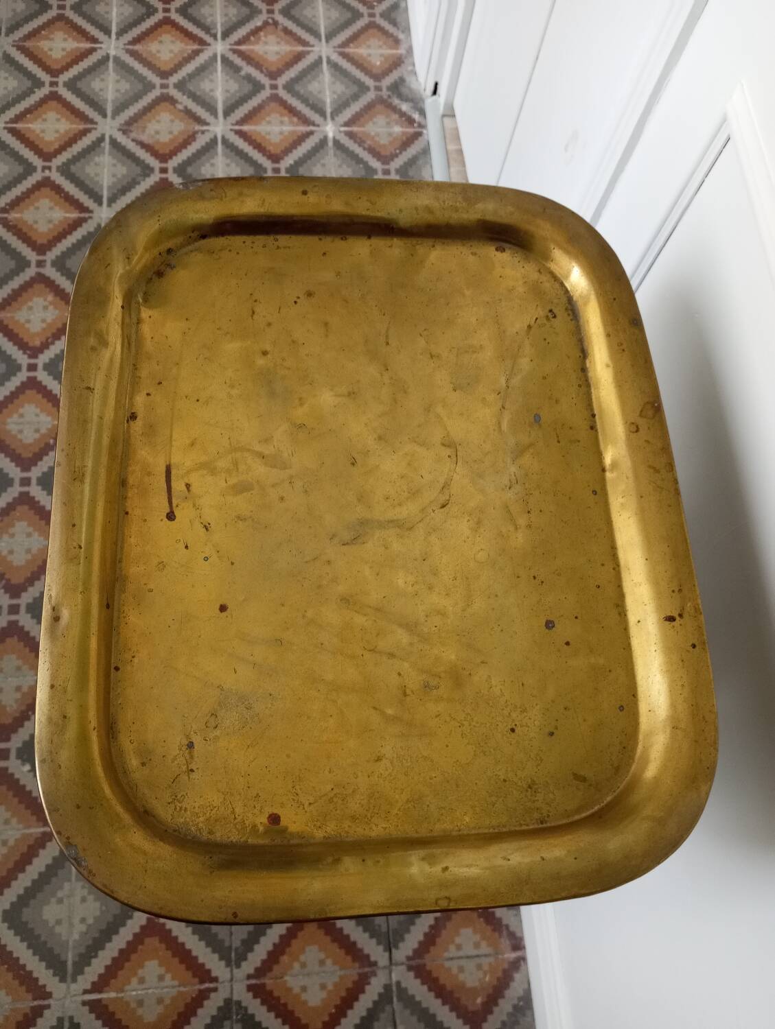 Brass tray
