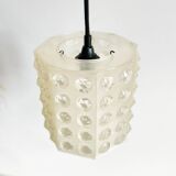 Vintage rotaflex octagonal diamond pendant light