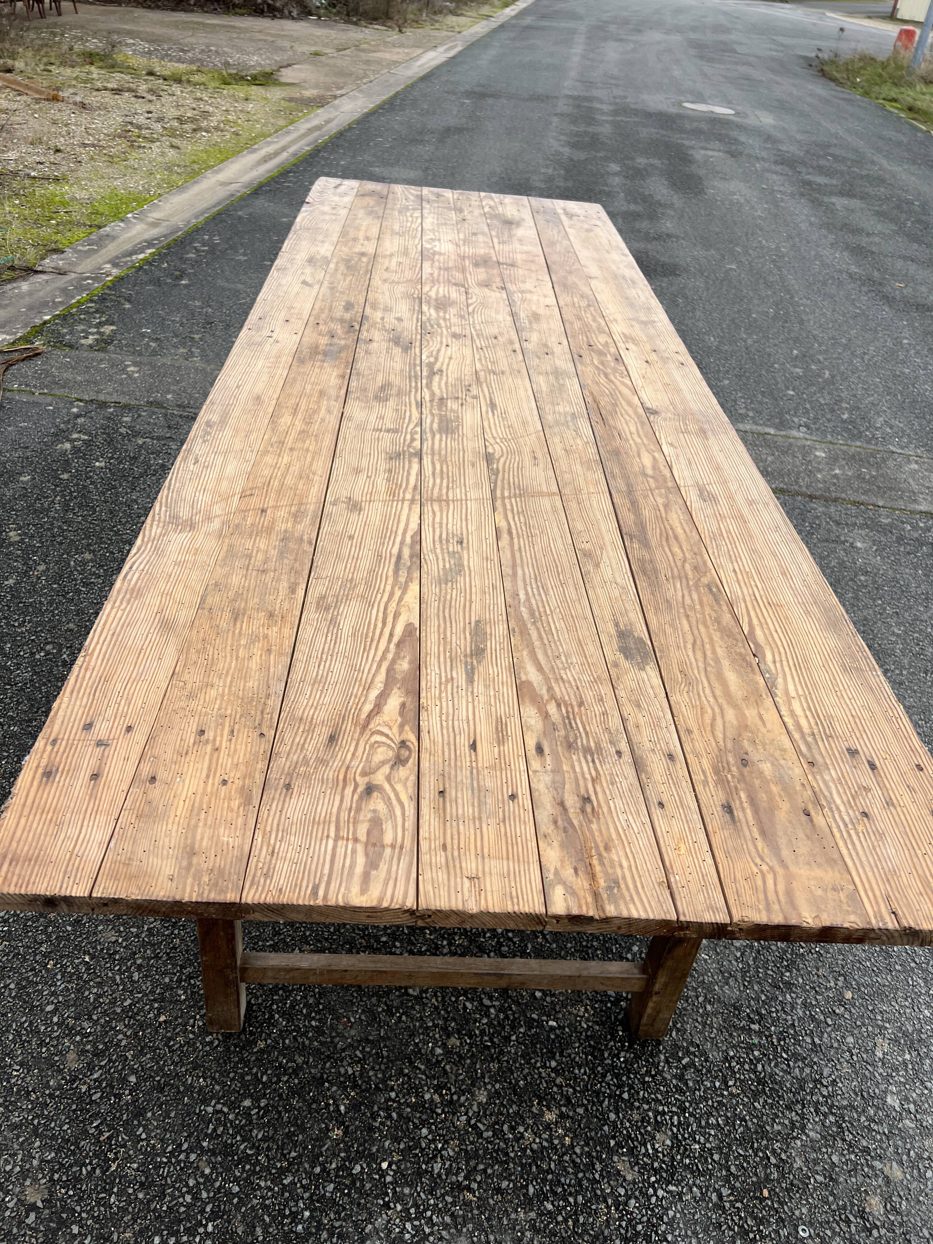 Old folding table