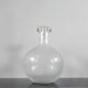 Grande carafe, bouteille vintage en verre soufflé artisanal
