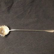 A fine silver-plated Art Nouveau sauce spoon/punch ladle, made by S.F.A.M.,