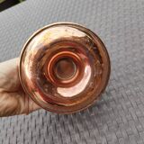 Copper candle holder
