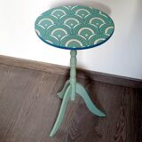 Old pedestal table restyled