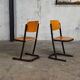 Chaise d’école  design vintage