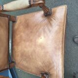 Paire de fauteuils anciens style Louis XVl