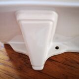 White porcelain wall shelf