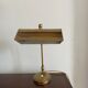 Brass desk lamp