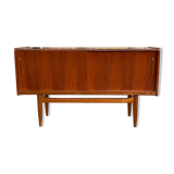 Sideboard two sliding teak doors 60s