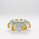 Murano Bowl Archimede Seguso Bullicante Crystal & Fritté Gold 1950