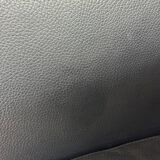 2 fauteuils de salon modernistes allemands en cuir noir et acier de Walter Knoll