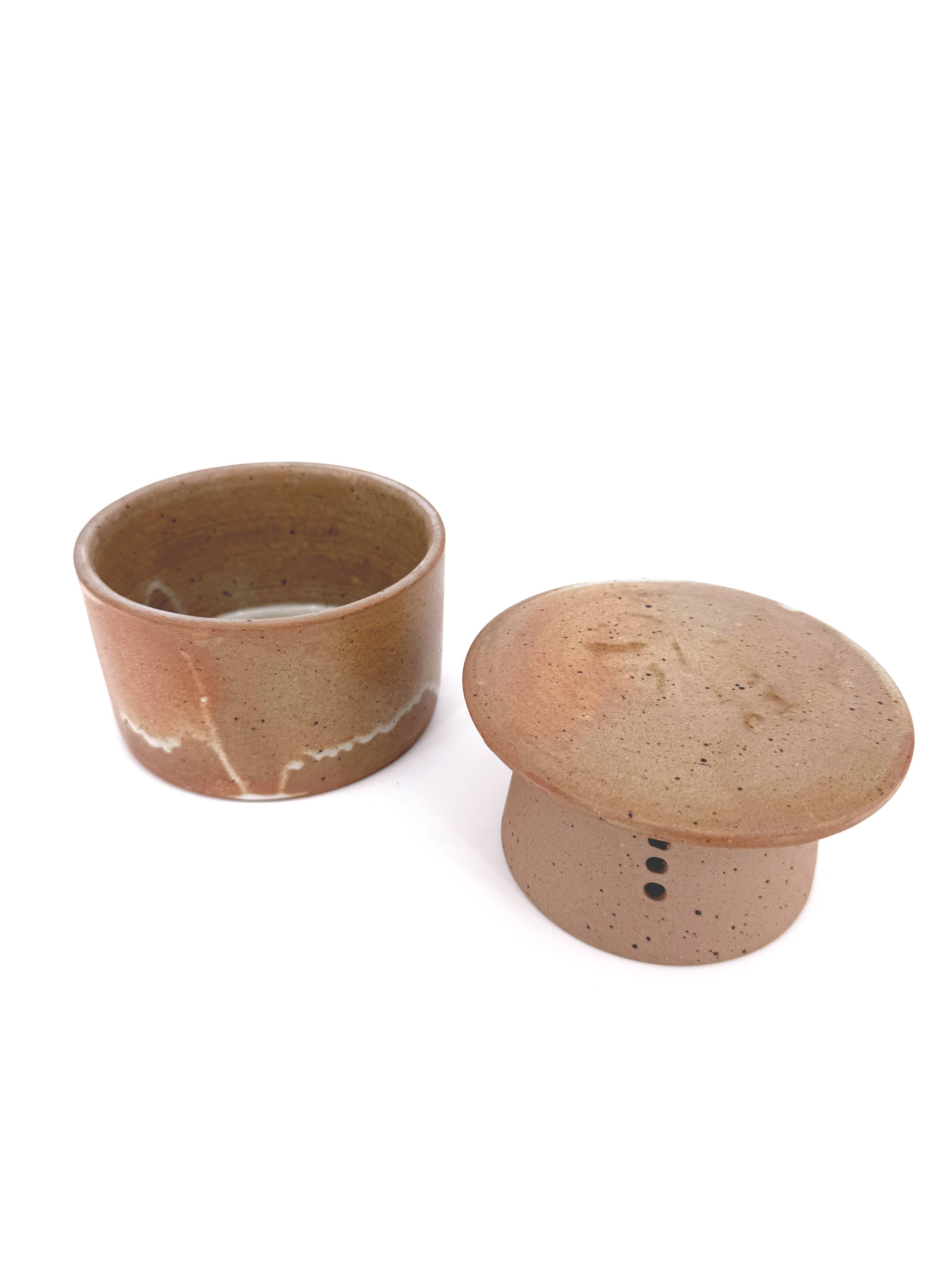 Stoneware Water Butter Dish – Rustic French Crafts