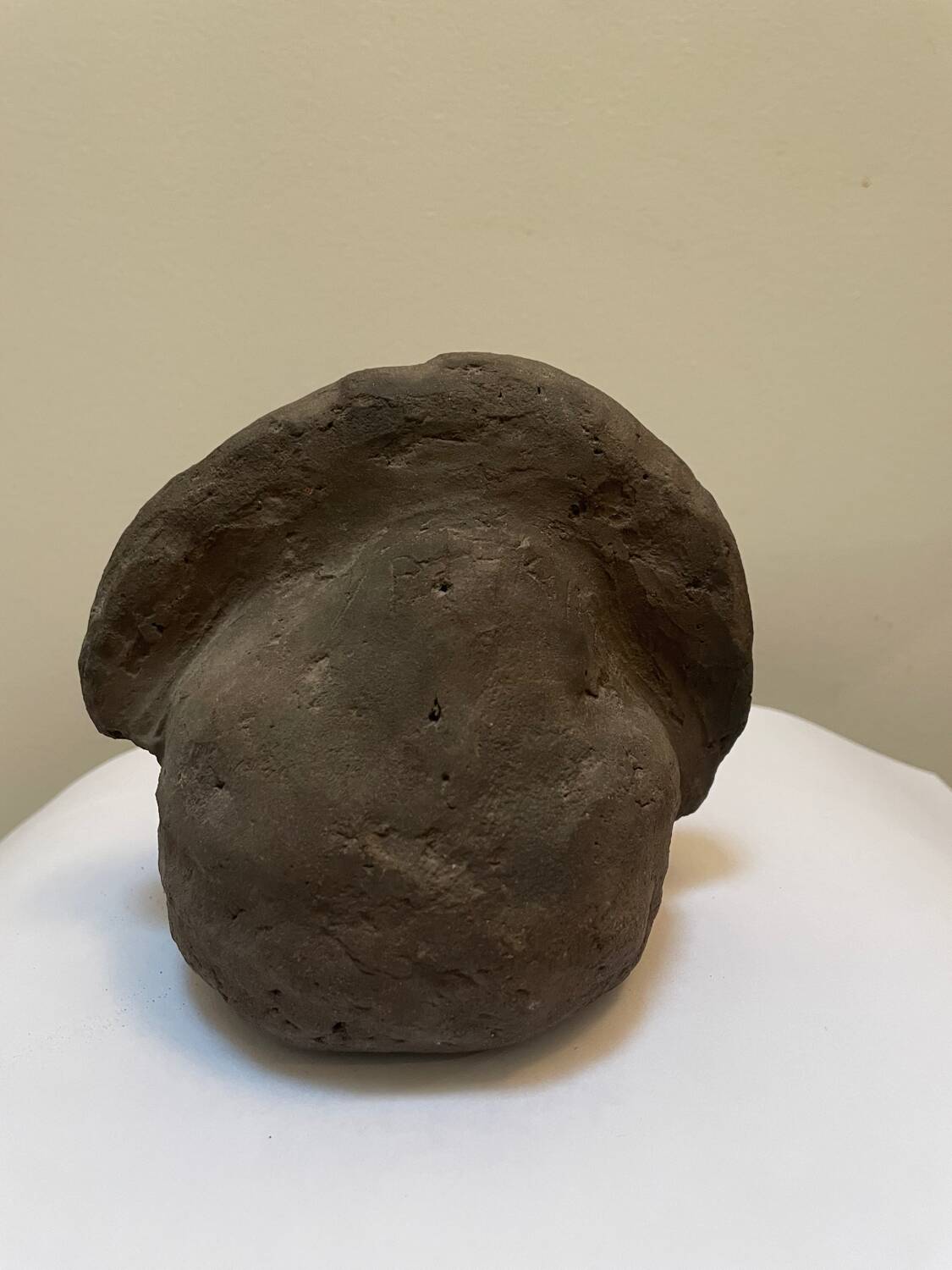 Primitive art head sculpture