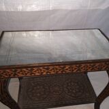 Mirrored side table
