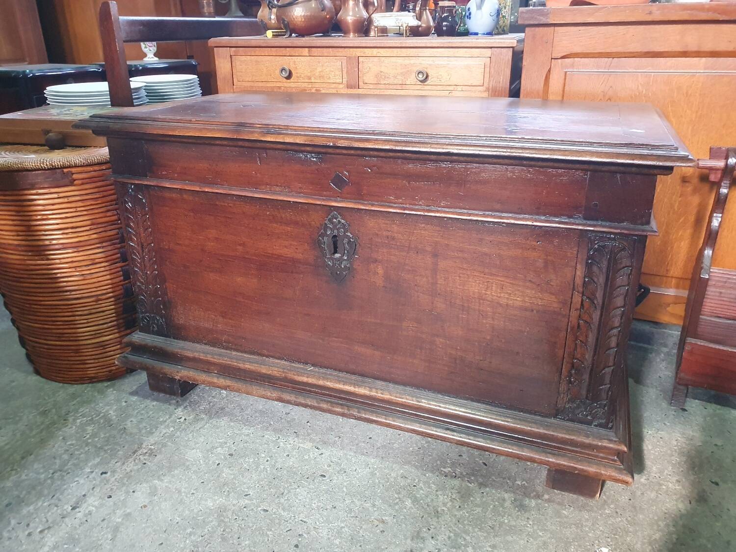 18th-century wedding chest
