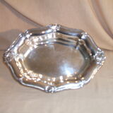 Silver metal bread basket