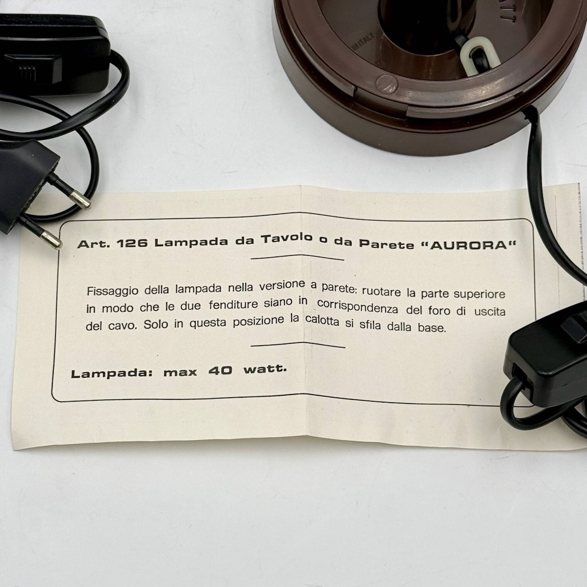 Pair of Space Age Lamps by Siberin Caronno, Italy 1970s