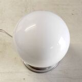 20cm opaline globe ceiling or table lamp - mid-20th century