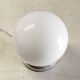 20cm opaline globe ceiling or table lamp - mid-20th century