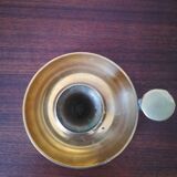 Brass cellar rat candlestick