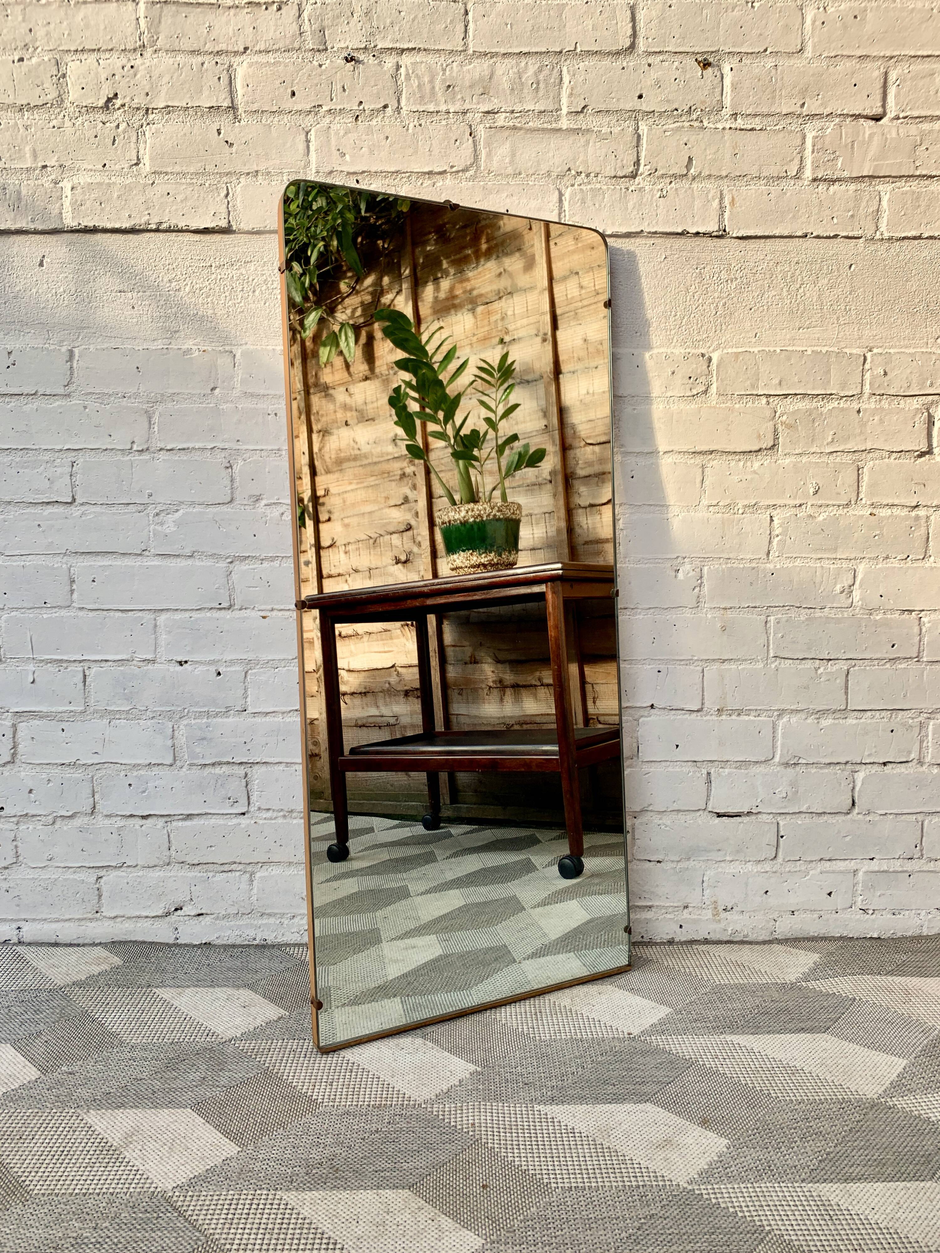 Vintage dressing wall mirror, 46x105cm
