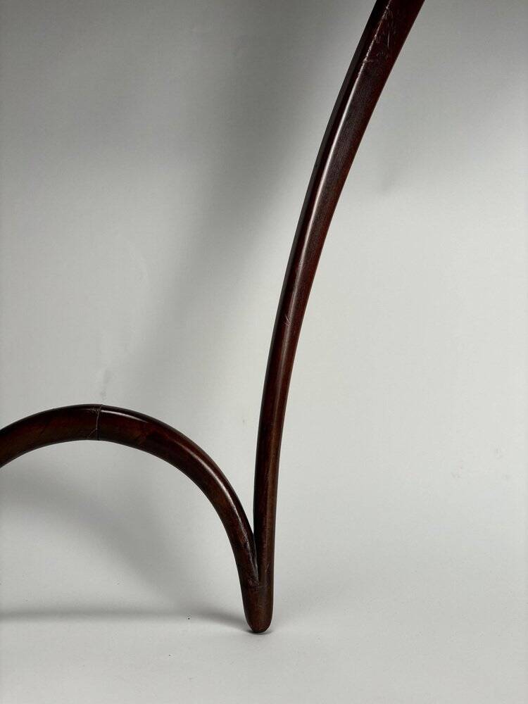 Mid-Century Wooden Hanging Console attributed to Carlo Enrico Rava, Italy, 1940s