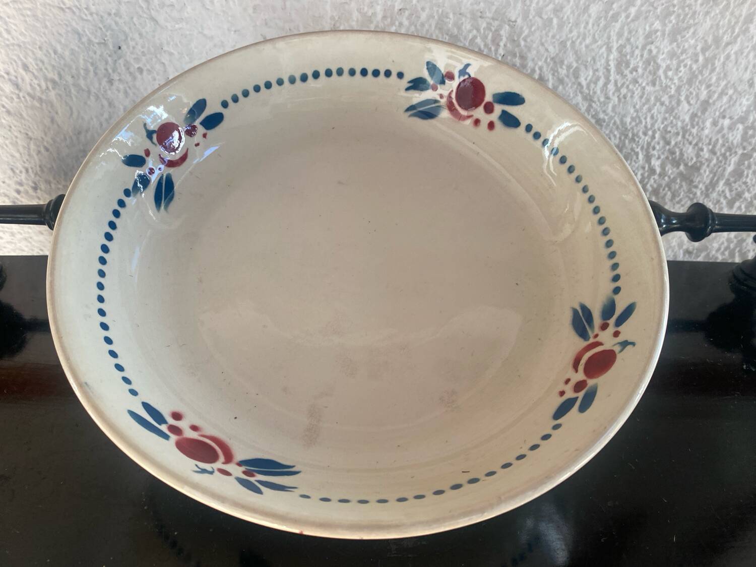 Badonviller ceramic fruit bowl