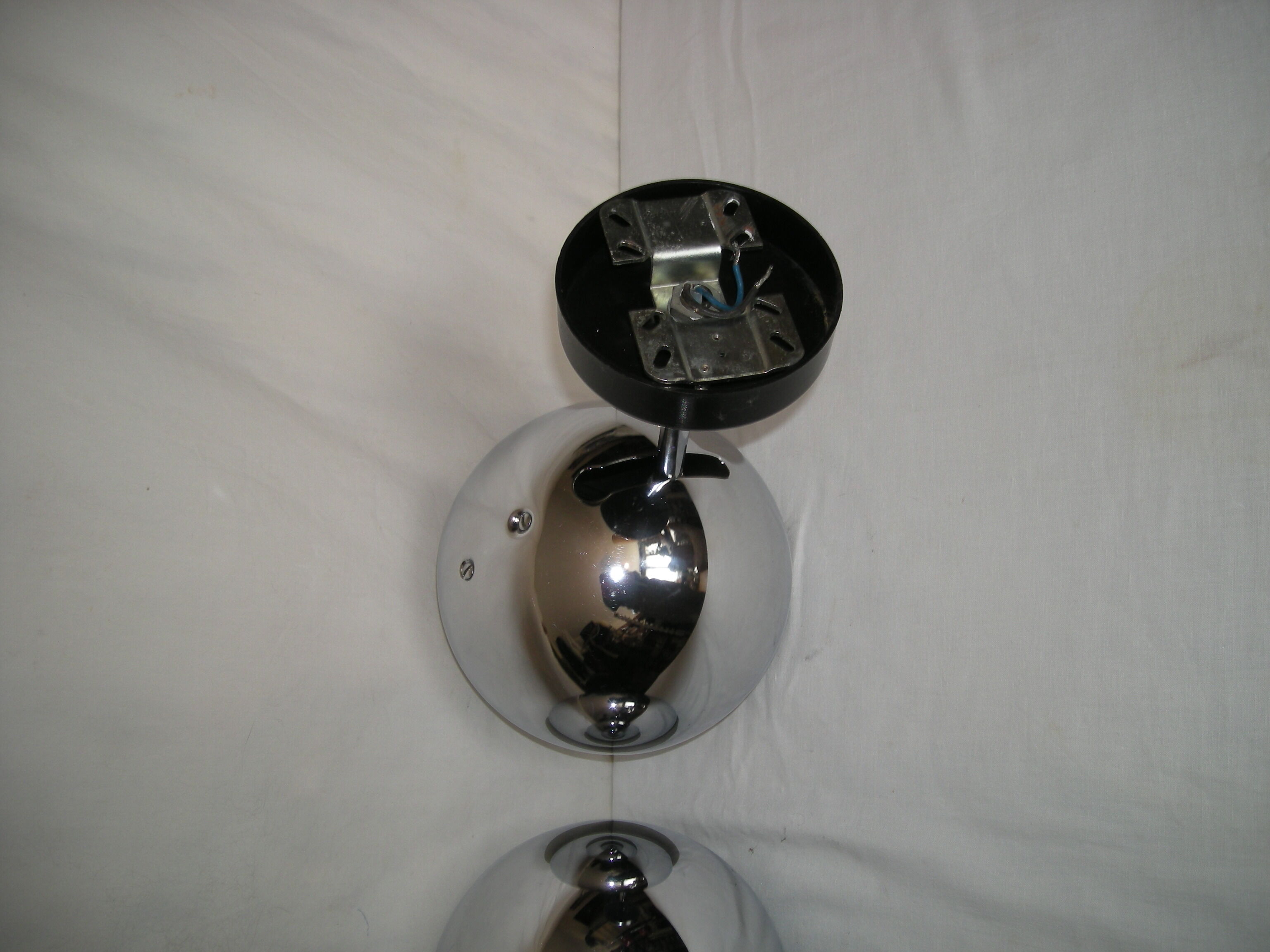 Pair of sconces Eye ball - STaff of the 70s