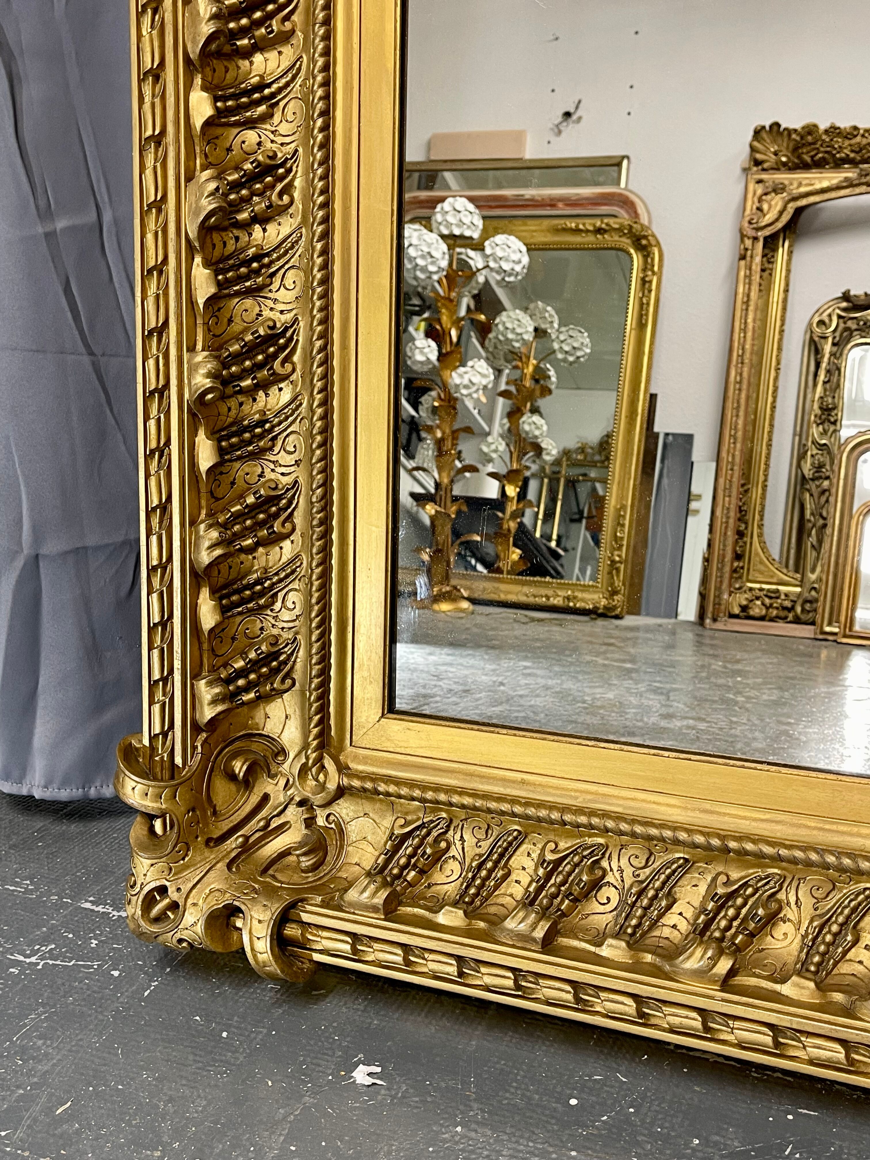 Miroir 134 x117 cm Napoléon III