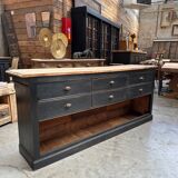 Late 19th century oak counter