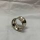 silver metal napkin ring 1980