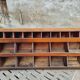 Antique grocery cabinet shop cabinet pine compartment unit 230 cm