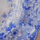 Large Decorative Platter Blue Transferware with Abbey Ruin early 19th C.