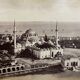 Photo Constantinople Mosque of Bayazel 19th century albumen laminated cardboard