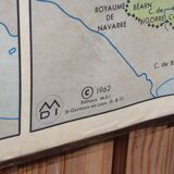 MDI school map "The territorial formation of France"