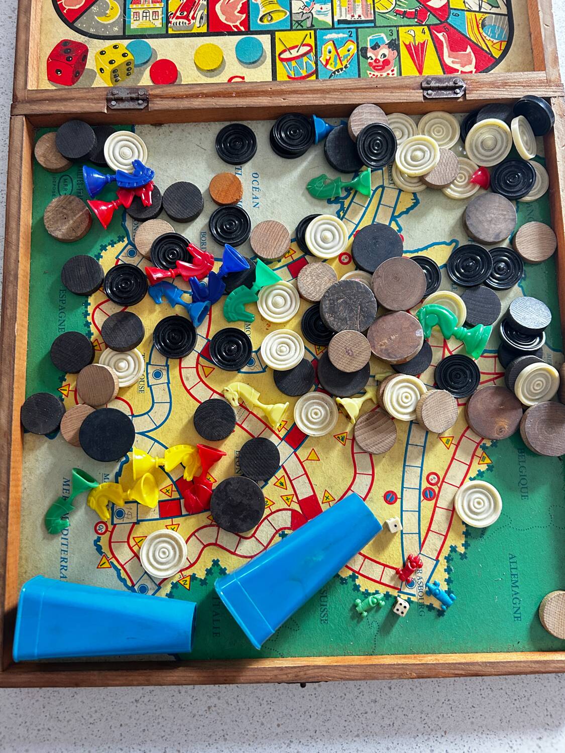 Ancienne malette de jeux 4 en 1 | Selency