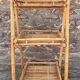 Bamboo shelf "Atelier Riviera" 3 levels, foldable, vintage, 1960s
