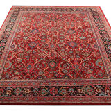 Traditional red rug fine handwoven wool area rug carpet- 275x360cm