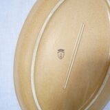 Vintage oval porcelain dish by Maison Revol, France