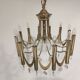 Chrome classic chandelier, 1960