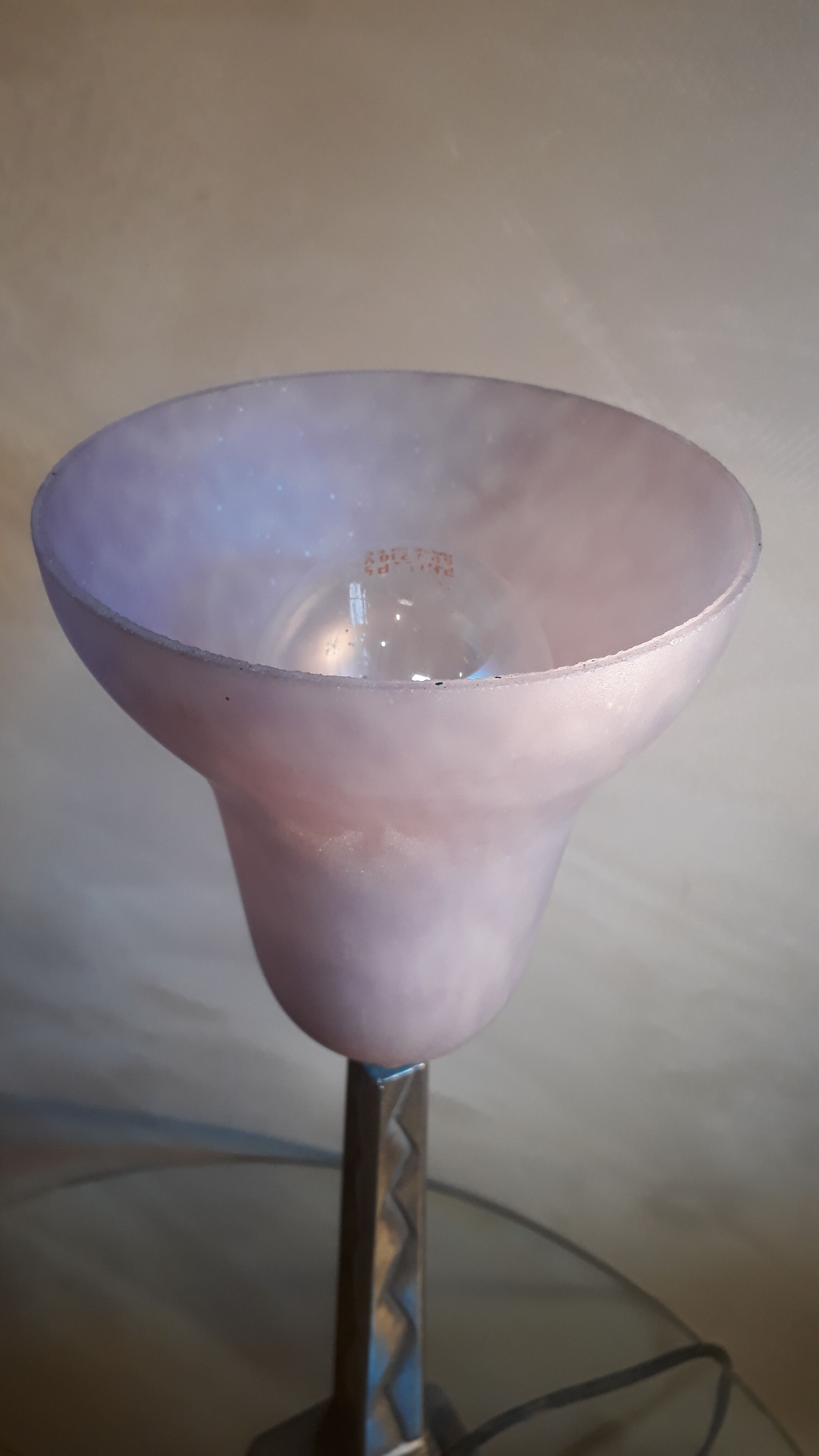 1920 steel cast iron lamp sign of bush house and tulip muller and brother not sign