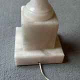 Alabaster lamp base