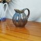 Stoneware Pitcher or Carafe in the Shape of a Pumpkin, Art Deco Period 1930s
