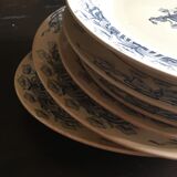 Set of old tableware "Jeannette" of Sarreguemines