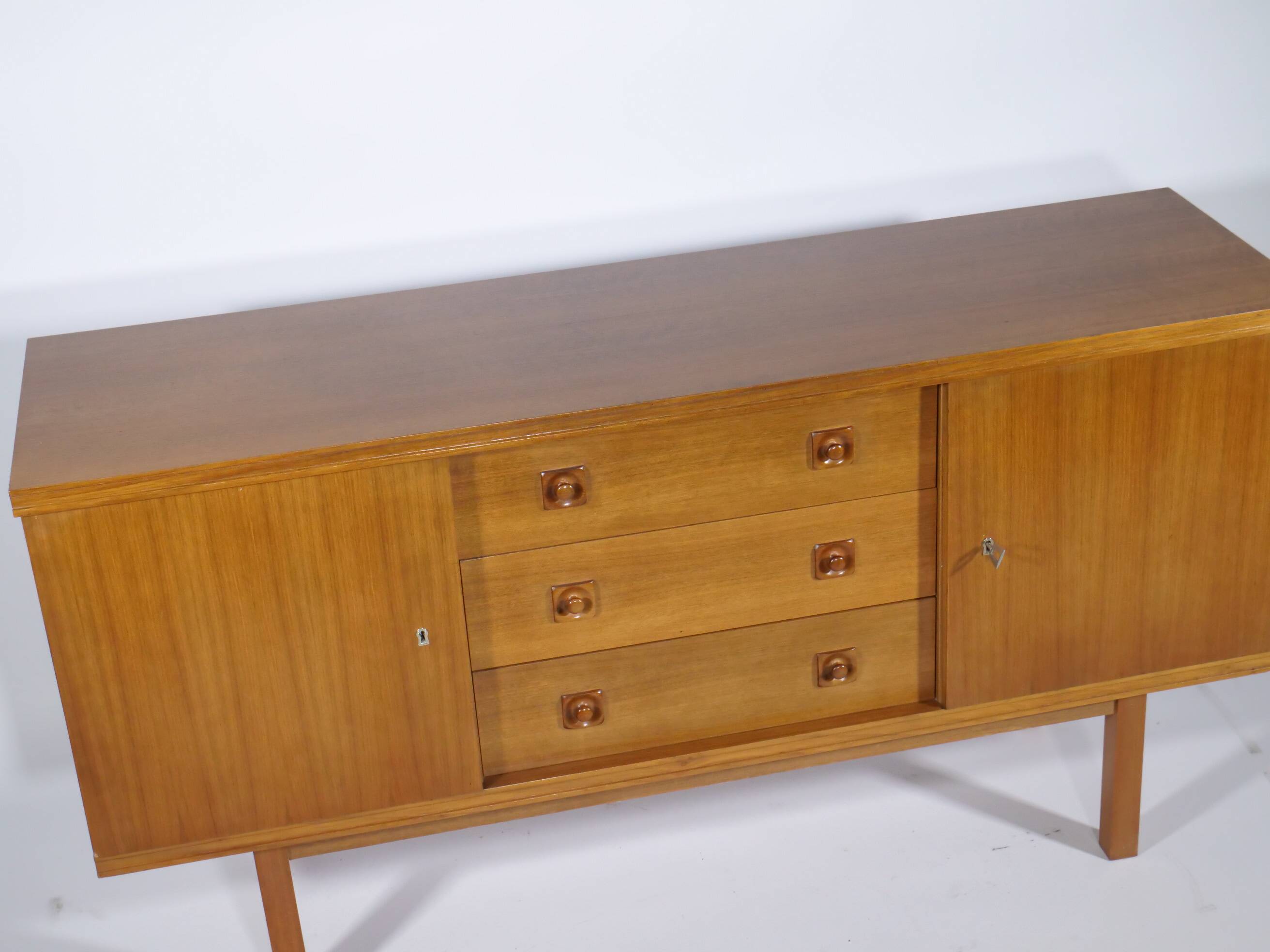 Walnut Sideboard, Mid-Century, 1960s, by Reckord