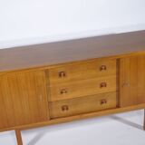 Walnut Sideboard, Mid-Century, 1960s, by Reckord